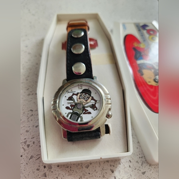 LOONEY TUNES ARMITRON TASMANIAN DEVIL WATCH TAZ 1995 - Picture 5 of 6